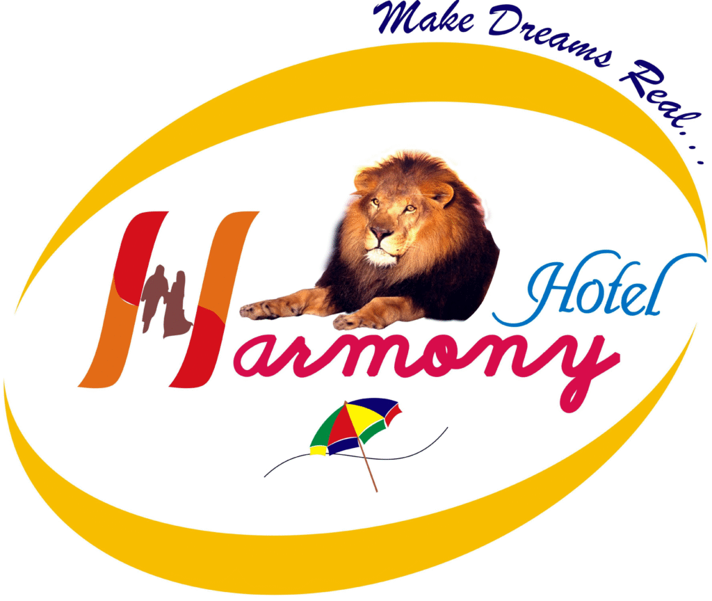 logo for hotel harmony stay