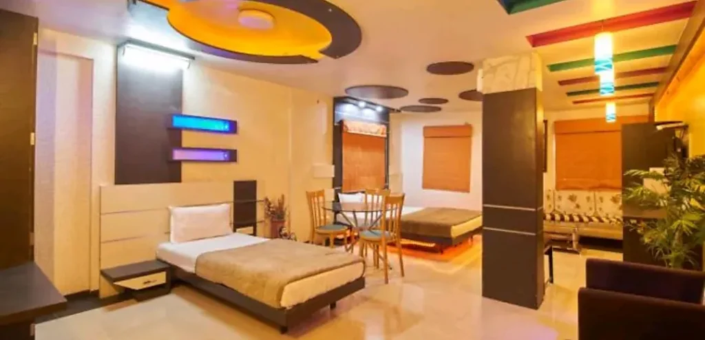 suites and room available in hotel harmony junagadh